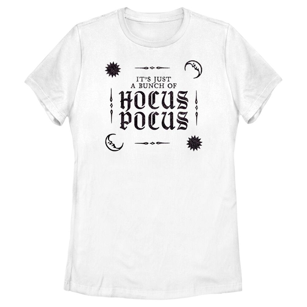 Womens Hocus Pocus Its Just A Bunch Text Tshirt